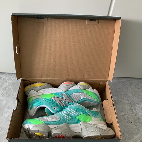 DTLR x New Balance 9060 Cyan Gradient Sneakers - Picture 1 of 7